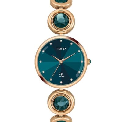 Timex Women Blue Brass Dial & Blue ...