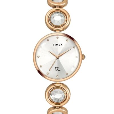 Timex Women Brass Dial & Bracelet S...