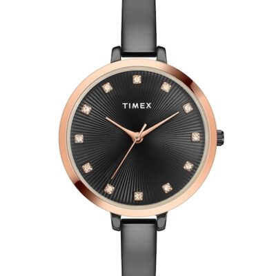 Timex Women Brass Embellished Dial &#038...