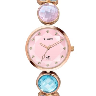 Timex Women Embellished Dial & Wate...