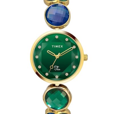 Timex Women Embellished Dial & Wate...