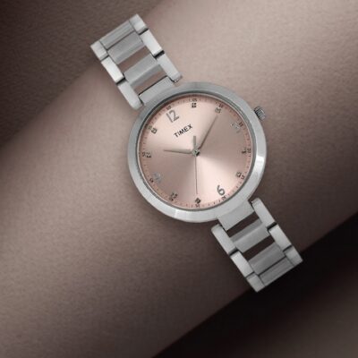 Timex Women Pink Analogue Watch – TW000X201