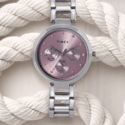 Timex Women Pink Multifunction Analogue Watch – TW000X212
