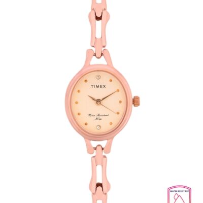 Timex Women Rose Gold-Toned Analogue Watch – TW0TL9309