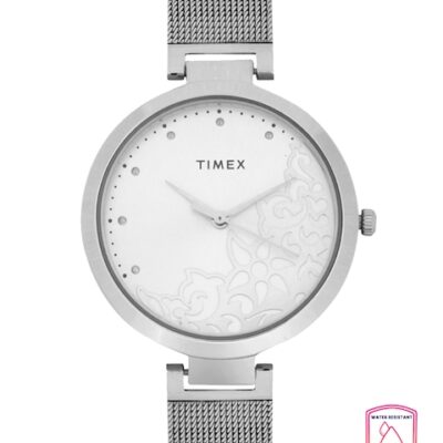 Timex Women Silver-Toned Analogue Watch – TW000X216