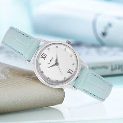 Timex Women Silver-Toned Analogue Watch ...