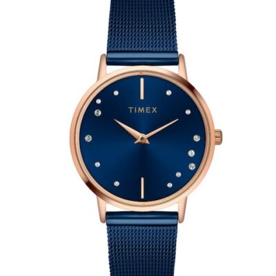 Timex Women Stainless Steel Bracelet Style Straps Analogue Watch TWEL15604