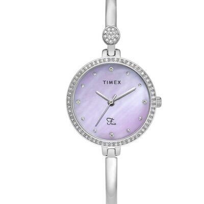 Timex Women Stainless Steel Bracelet Style Straps Analogue Watch TWEL18400