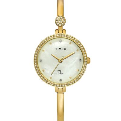 Timex Women Stainless Steel Bracelet Style Straps Analogue Watch TWEL18401