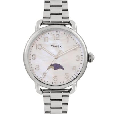 Timex Women Standard Mother of Pearl Ana...