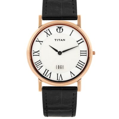 Titan Edge Men White Dial Watch