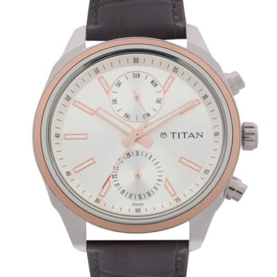 Titan On Trend Men Silver Analogue watch...