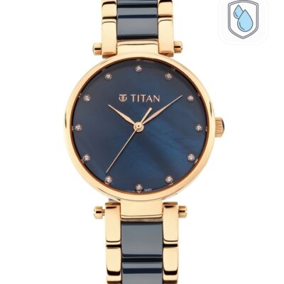 Titan Women Blue Analogue Watch 95061WD0...