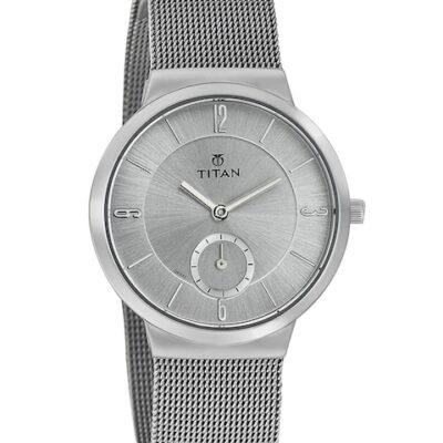 Titan Women Silver-Toned Dial Watch 9503...