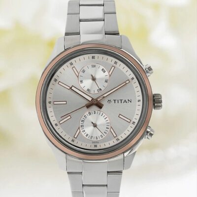 Titan Workwear Men Silver Analogue watch...
