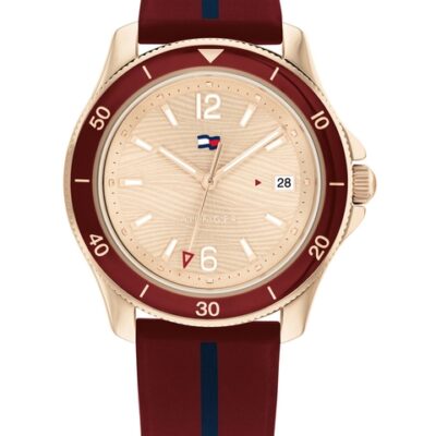 Tommy Hilfiger Women Gold Dial & Re...