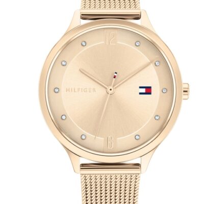 Tommy Hilfiger Women Gold-Toned Stainles...