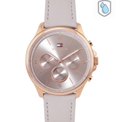 Tommy Hilfiger Women Leather Analogue Ch...